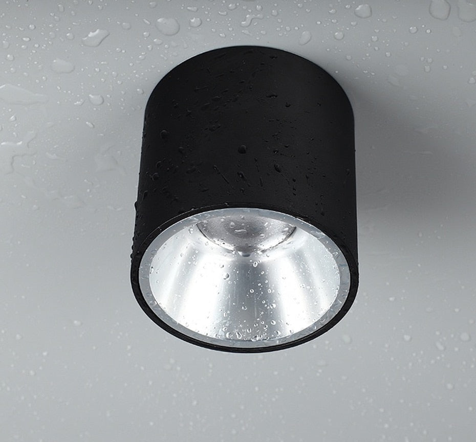 LED waterproof Ip65 COB Ceiling outdoor Surface Mounted 8W 12W 15W 20W 30W AC85-265V LED downlight Hotel villa home lighting