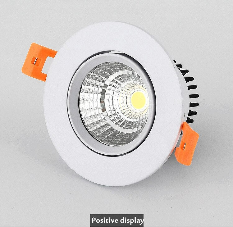 LED Downlight 10pcs/lots Round Recessed Lamp 5W 7W 9W 12W 15W 20W 30W LED Dimmable Ceiling Lamp Spot Light For Home Illumination