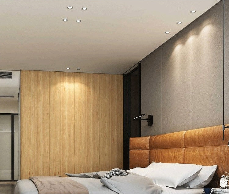 LED Downlight 10pcs/lots Round Recessed Lamp 5W 7W 9W 12W 15W 20W 30W LED Dimmable Ceiling Lamp Spot Light For Home Illumination