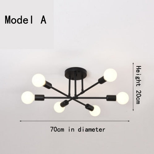 Modern Creative Lighting Warm And Romantic Golden Bedroom Modern Minimalist Personality Living Room Dining Room Ceiling Lamps