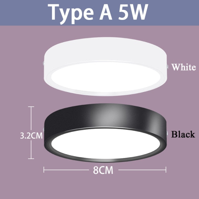 LED Ceiling Spots 5W 10W 12W 20W 30W 40W 220V Spot Light Ceiling Spotlights Foldable Track Light Spotlight Indoor