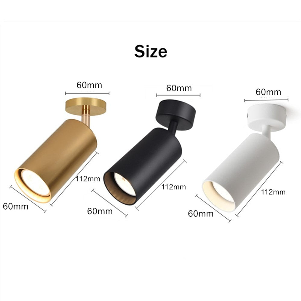 LED Surface Mounted Downlight GU10 Ceiling Downlight Led Bulb Replaceable Indoor Spot Led 5W Ceiling Lamp Home Stores Spot Lamp