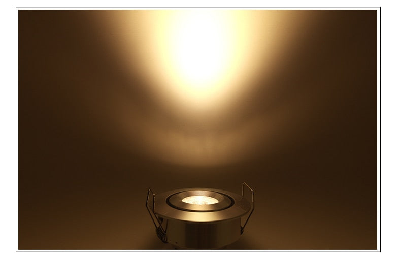 Spot 12V mini Built-in LED living room clothing store ceiling spotlight adjustable angle embedded 3W Built in downlight