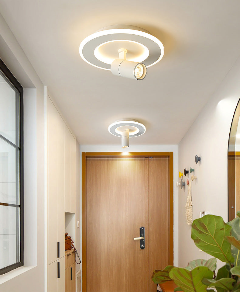 Tinlaibor Corridor led Downlights Washroom Cloakroom Aisle Wall Spot lamp Rotate Hall Entrance Stair lamp Downlight 20W 12W