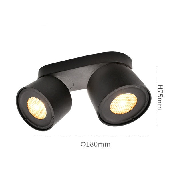 Spotlight 14W 24W AC110V-240V led downlight adjustable angle aisle corridor ceiling spotlight