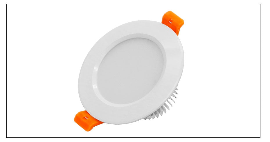 DBF White Housing LED Recessed Downlight High Bright SMD 5730 3000K/4000K/6000K Ceiling Spot Lamp Home Indoor Lighting AC 220V