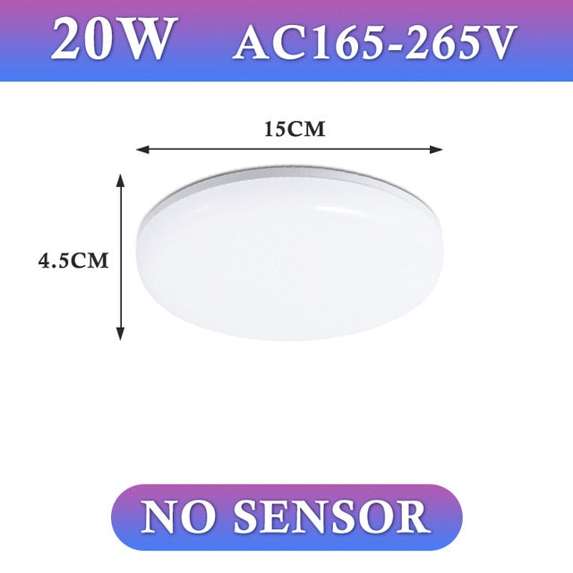 Modern Led Ceiling Lights 110V 220V Motion Sensor Ceiling Light 20W 30W 40W Led Ceiling Lamp Smart Ceiling Light for Living Room