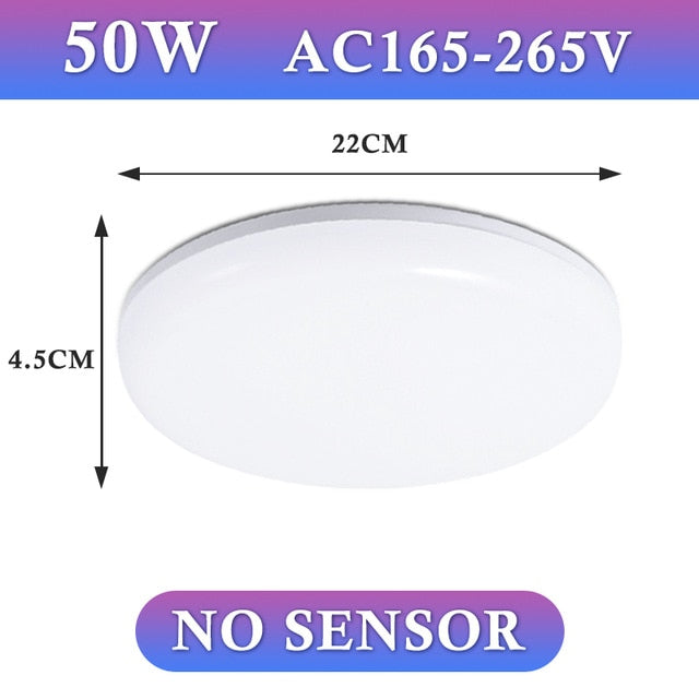 Modern Led Ceiling Lights 110V 220V Motion Sensor Ceiling Light 20W 30W 40W Led Ceiling Lamp Smart Ceiling Light for Living Room