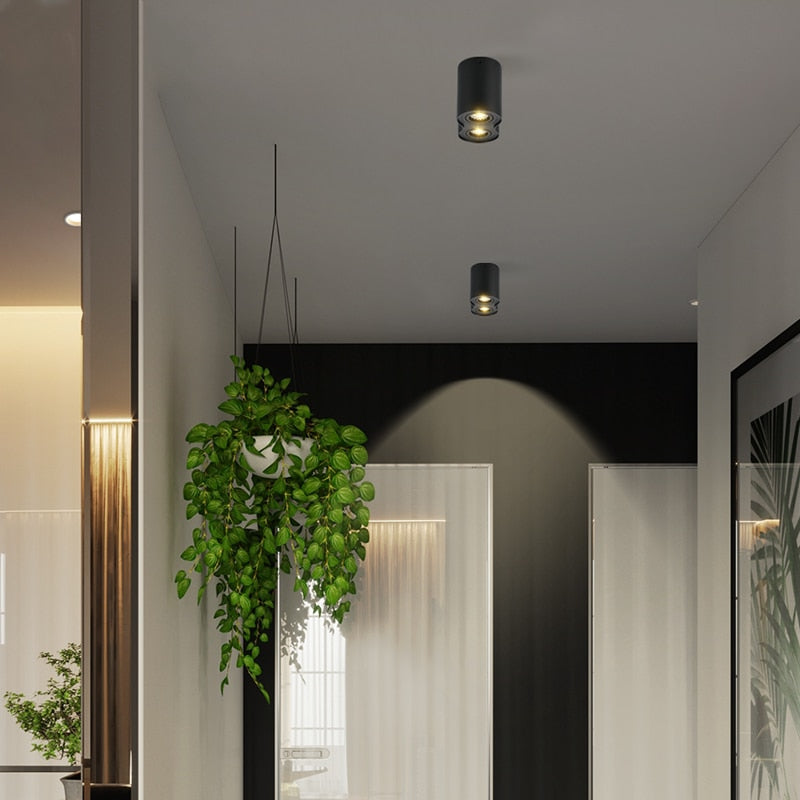 LED 20W 24W Replaceable GU10 LED Bulb Surface Mounted LED COB Downlight Cold/Warm White for Bedroom Kitchen LED Ceiling Spotlight