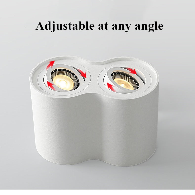 LED 20W 24W Replaceable GU10 LED Bulb Surface Mounted LED COB Downlight Cold/Warm White for Bedroom Kitchen LED Ceiling Spotlight