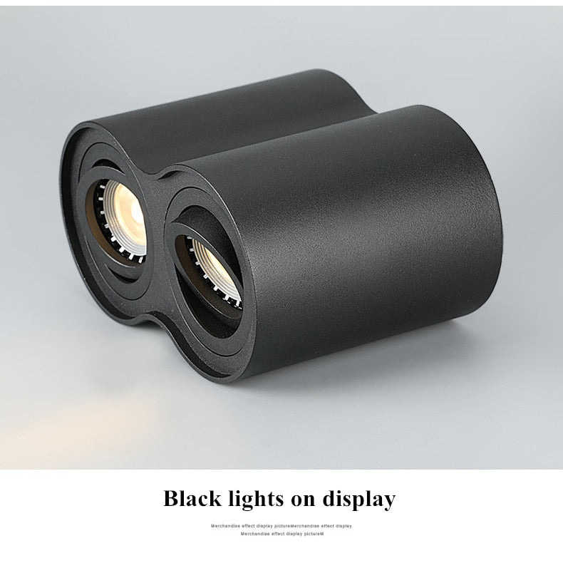 LED 20W 24W Replaceable GU10 LED Bulb Surface Mounted LED COB Downlight Cold/Warm White for Bedroom Kitchen LED Ceiling Spotlight