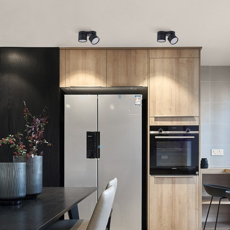 Dimming downlight led ceiling light anti-glare ceiling foldable spotlight 7W 12W 15W