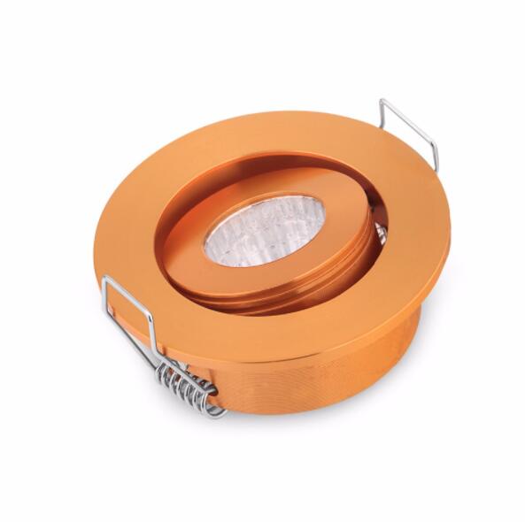 Mini LED Downlight 42mm Cut Hole Under Cabinet Spot Light 3W for Jewelry Display Ceiling Recessed Lamp 100V-240V white / black