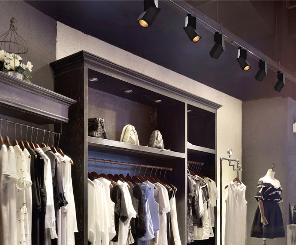 Folding 360° Rotation Dimmable LED Downlights 15W/20W COB LED Ceiling Spot Lights 85~265V LED Background Lamps Indoor Lighting