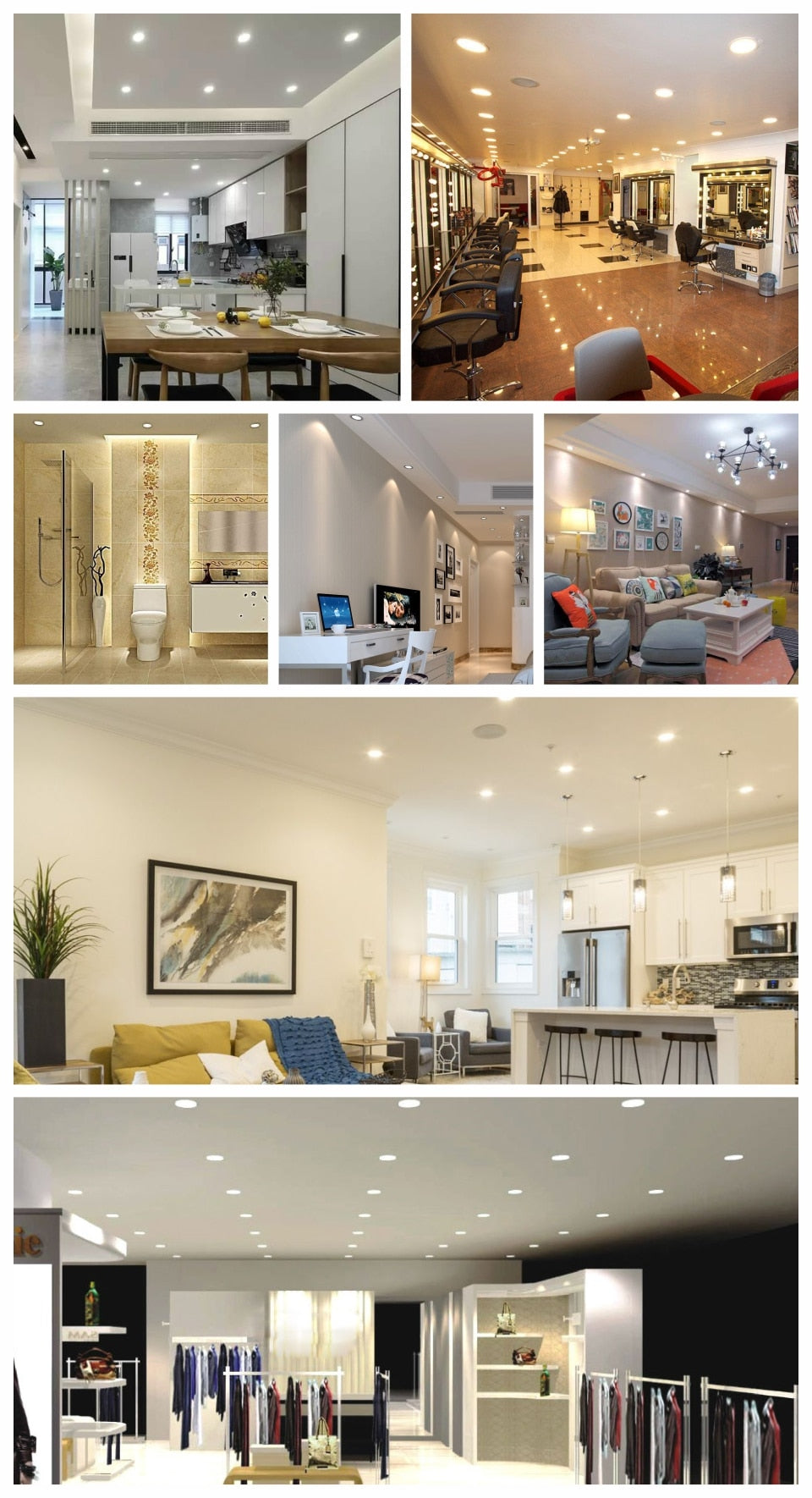 LED Chip 3W 5W 7W 9W 12W 15W 18W SMD 2835 Light Beads AC 220V-240V DIY For Led Downlight Cold/Warm white Lighting Spotlight