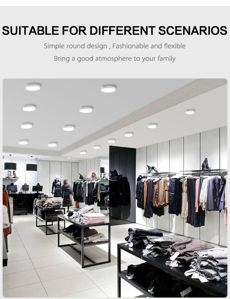 LED Downlight Modern Ceiling Lamp Surface Mounted Spot Led 3W 5W 7W 9W 12W 15W 18W Ultra Thin Bedroom Living Room Lighting 220V