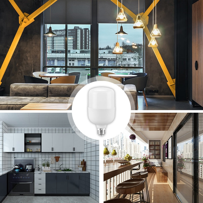 KARWEN Lampada LED Bulb E27 No Flicker LED Lamp 5W 10W 15W 20W 30W Bomlillas LED Ampoule Blub 220V For Indoor Home Table Lamp