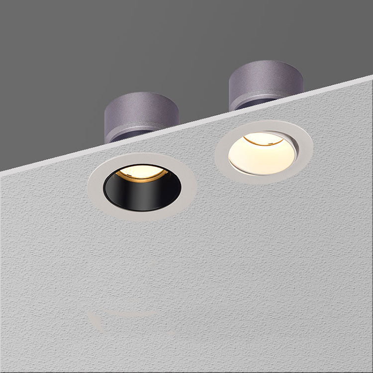 LED Recessed Spotlight Lamp Angle Adjustable Home Spotlight 75mm Hole Ceiling Downlight Minimalist Living Room Background Wall