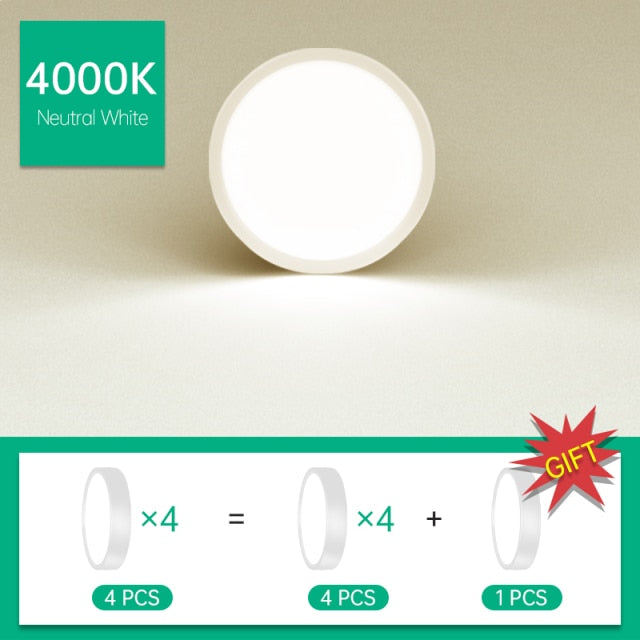 Surface Mounted Led Downlight Led Spot Light 220V 10/15/25W 110V Round Downlights Spot Led encastrable Lighting Fixture for Home