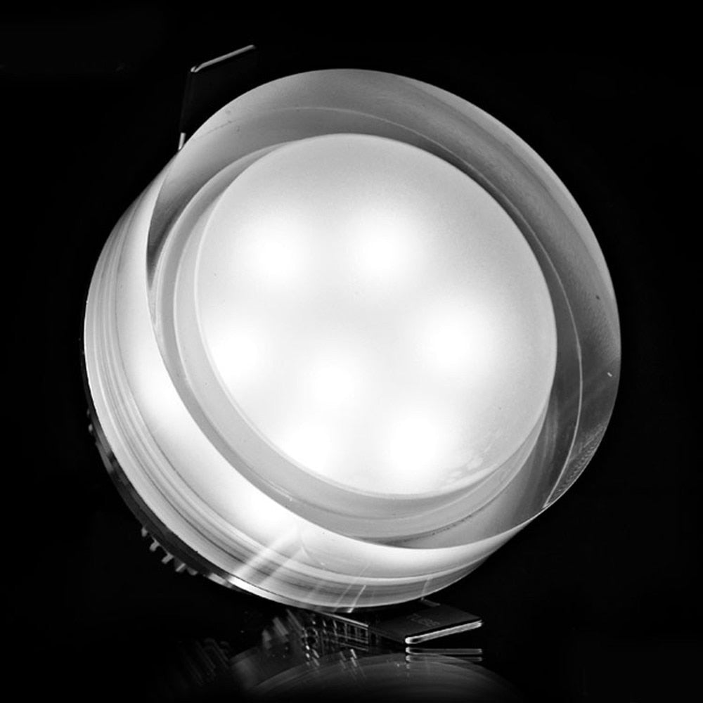 DBF LED Downlight 1W 5W 10W 12W Recessed Round/Square LED Ceiling Spot Lamp AC 220V 230V 110V Indoor Lighting 3000K 4000K 6000K