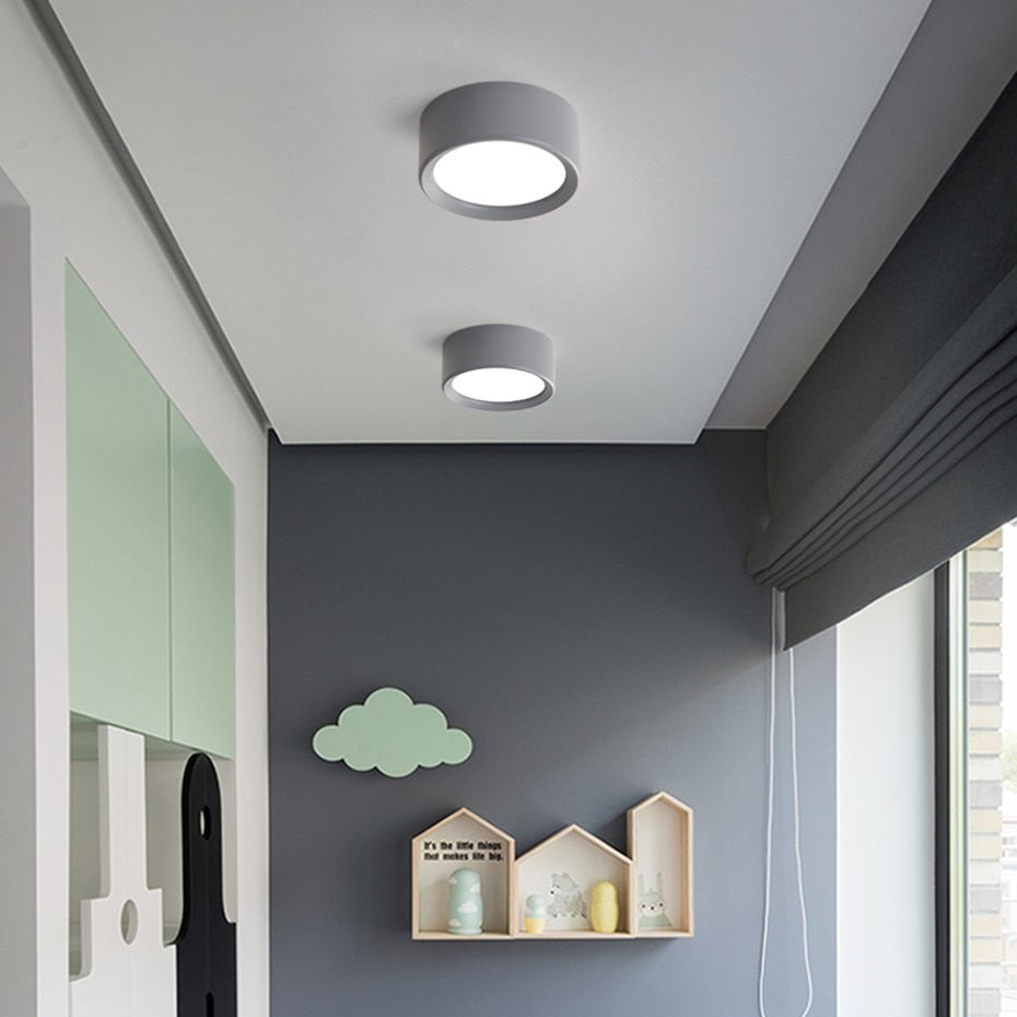 Surface Mounted Ceiling Downlight 220V colorful downlight led lights 3W 5W 7W 9W led spot lights Ceiling Fixtures Lighting