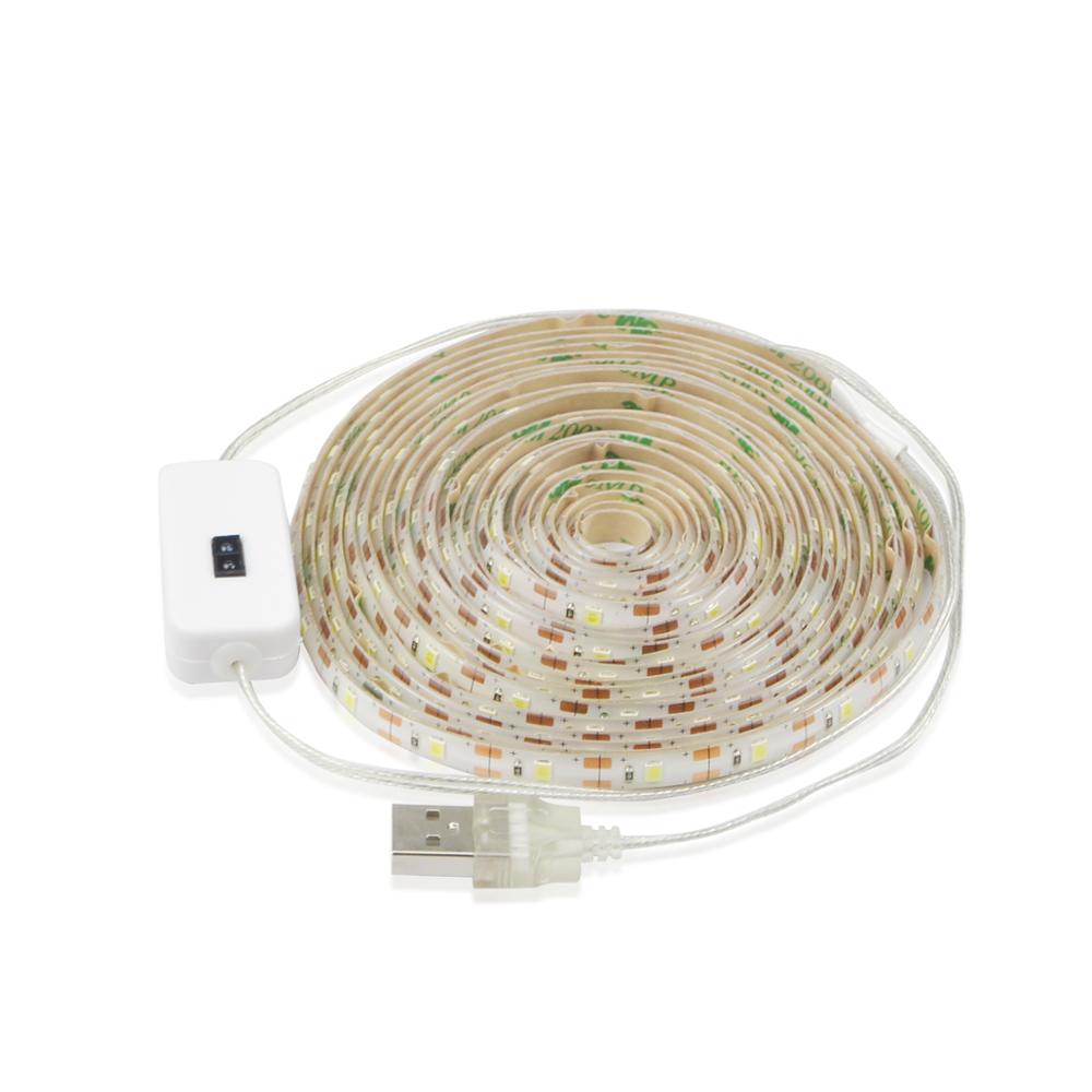 Motion Sensor LED Under Cabinet Light USB Led Strips Flexible PIR Night Light Smart LED Lamp Kitchen Bedroom downlights Lighting