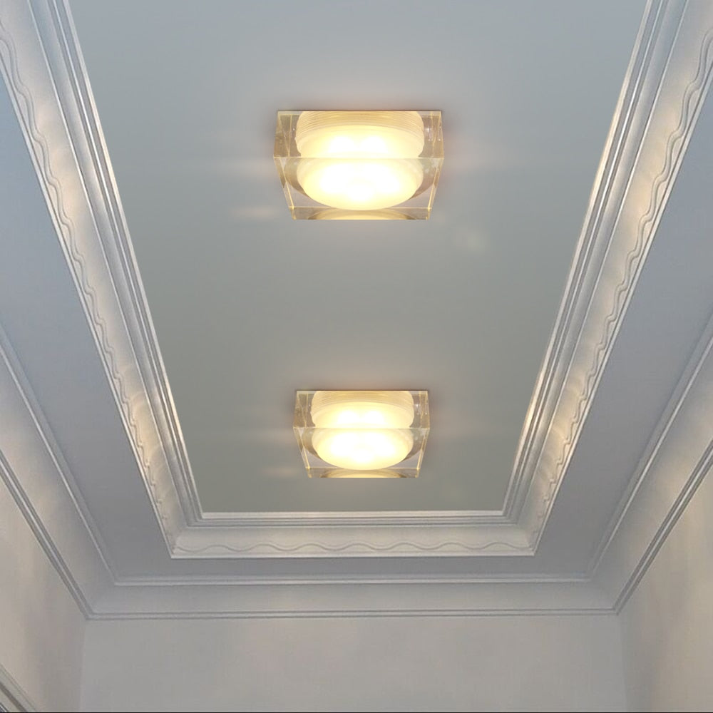 DBF LED Downlight 1W 5W 10W 12W Recessed Round/Square LED Ceiling Spot Lamp AC 220V 230V 110V Indoor Lighting 3000K 4000K 6000K