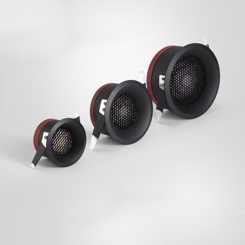 Ultra Thin Anti Glare Spot light 12W 9W 7W 5W ceiling lamp Recessed led light 2020 NEW LED Downlight for living room aisle light