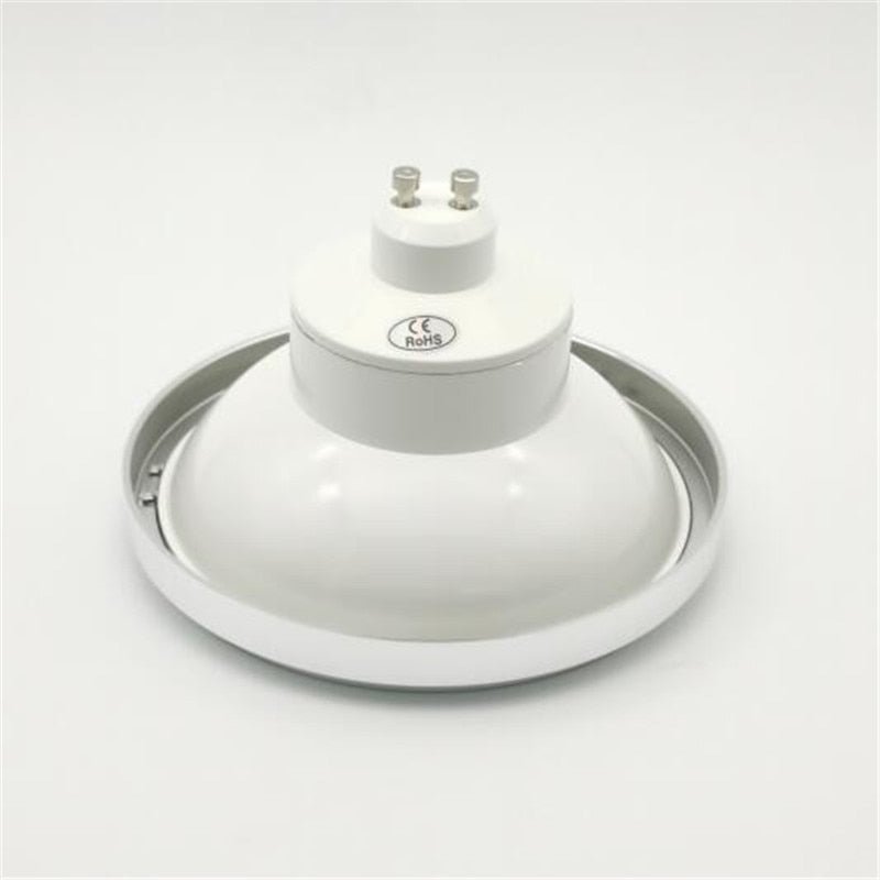 Dimmable LED AR111 Lamp 15W 220V 12V GU10 G53 Base Substitute Halogen Lamps LED Downlight ES111 Bulbs COB Spotlight Warm White