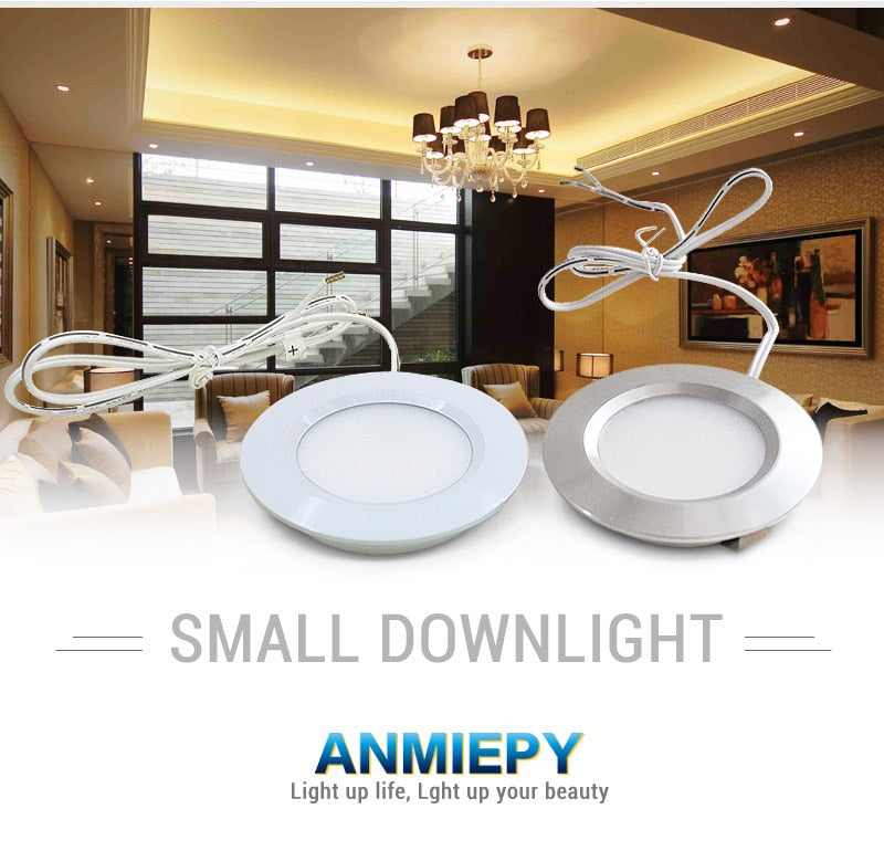 Mini Downlight LED Ultra-Thin 3W 5W 7W Embedded Small Spotlight Ceiling 12V Kitchen Bathroom Mirror Headlights Built in Spotligh