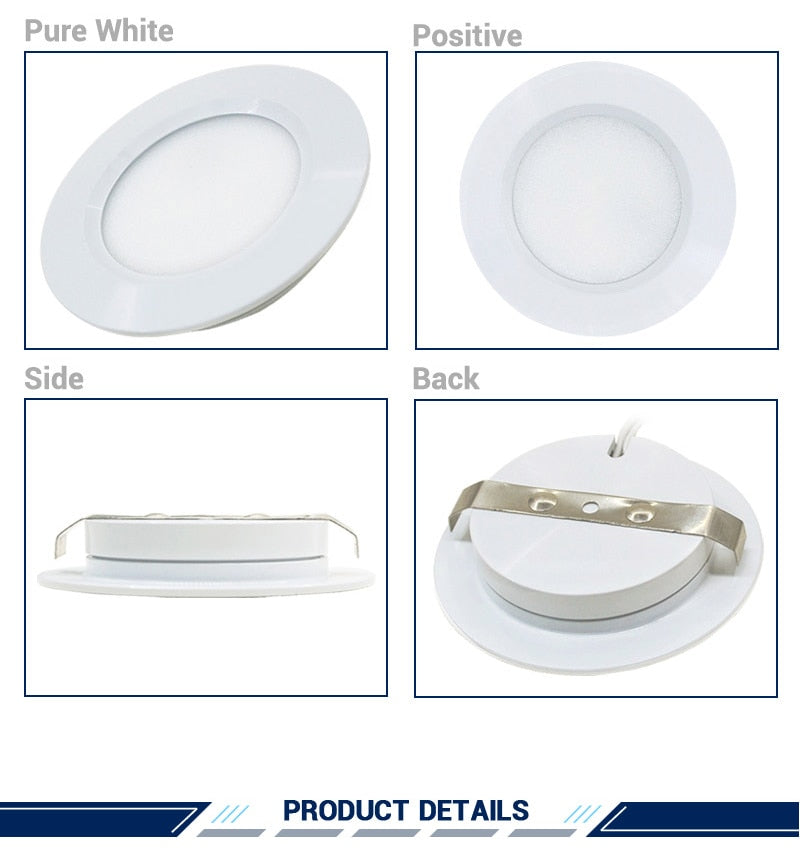 Mini Downlight LED Ultra-Thin 3W 5W 7W Embedded Small Spotlight Ceiling 12V Kitchen Bathroom Mirror Headlights Built in Spotligh