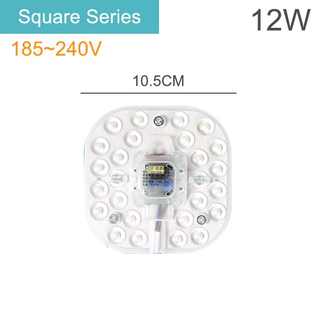 Kaguyahime Magnet LED Module Light Panel For Celling 220V 12W 18W 24W LED Circular Ceiling Spot Downlight Replace Tube Lamp Bulb