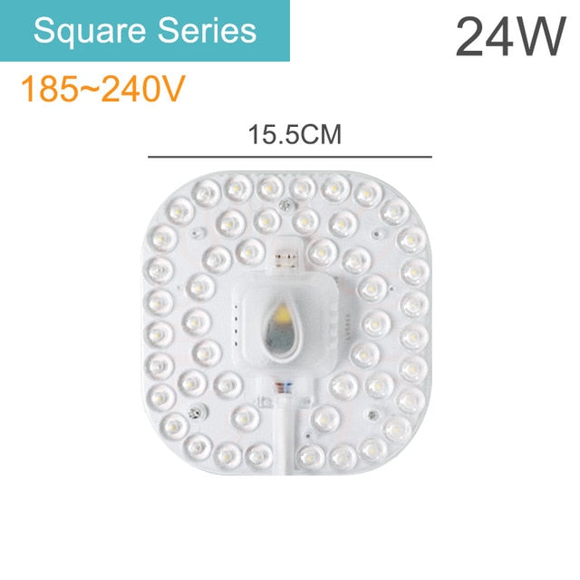 Kaguyahime Magnet LED Module Light Panel For Celling 220V 12W 18W 24W LED Circular Ceiling Spot Downlight Replace Tube Lamp Bulb