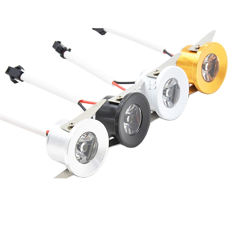 3W Led recessed cabinet mini spot light 110V 220v downlight 12v dc jewelry show Include Led Driver 4000K Ceiling light lamp