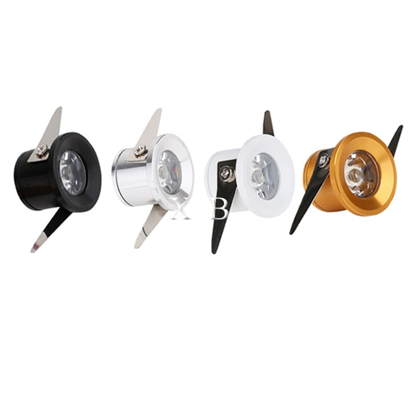 3W Led recessed cabinet mini spot light 110V 220v downlight 12v dc jewelry show Include Led Driver 4000K Ceiling light lamp