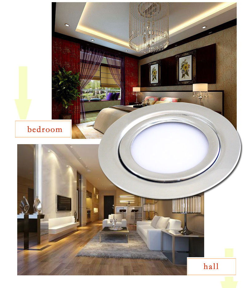 Slim LED Ceiling Downlight Mini Recessed 3W 5W 7W DC12V 14mm Lighting 2inch Hole Cut Embedded Lamp Home Hotel Display Lights