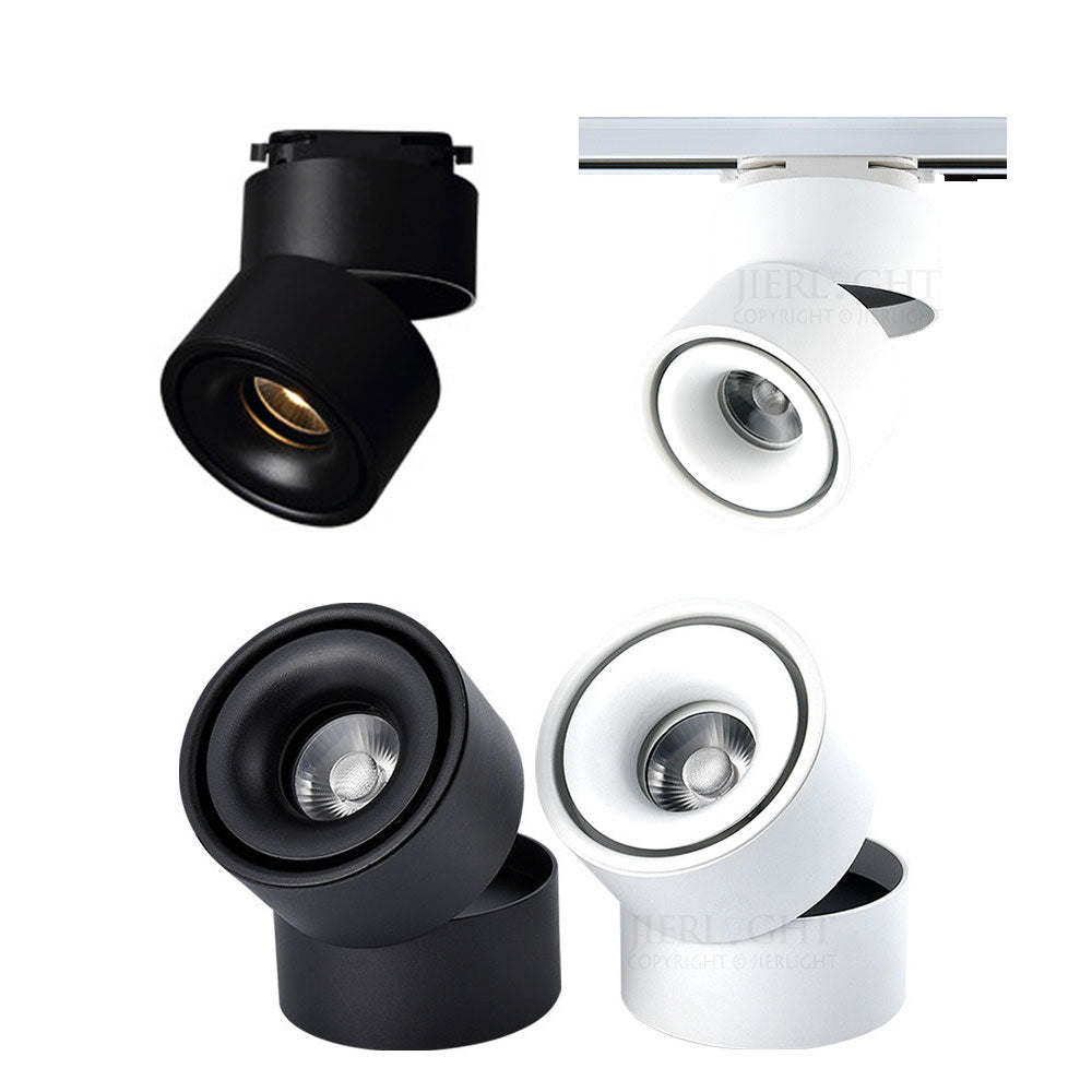 LED Downlight 1Pcs 12W Rail Track Fixture COB 10W Surface Mounted Downlight 7W Ceiling Light For Shop Stores Home Decorating