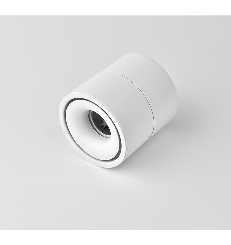 Dimmable folding surface mounted spotlight led living room ceiling ceiling downlight cob adjustable angle clothing store 7W 12W