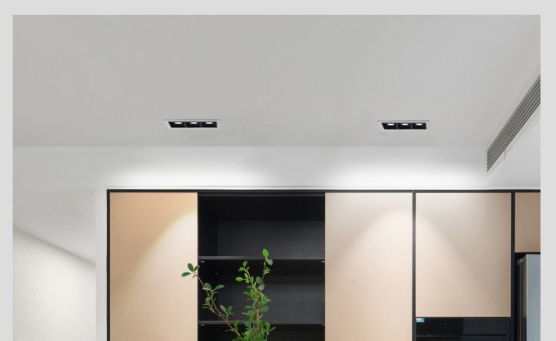 Dimmable LED Downlight Spot Light Line Light Bar Creative Linear Long Strip 10W 20W 30W 40W Living Room Corridor Recessed