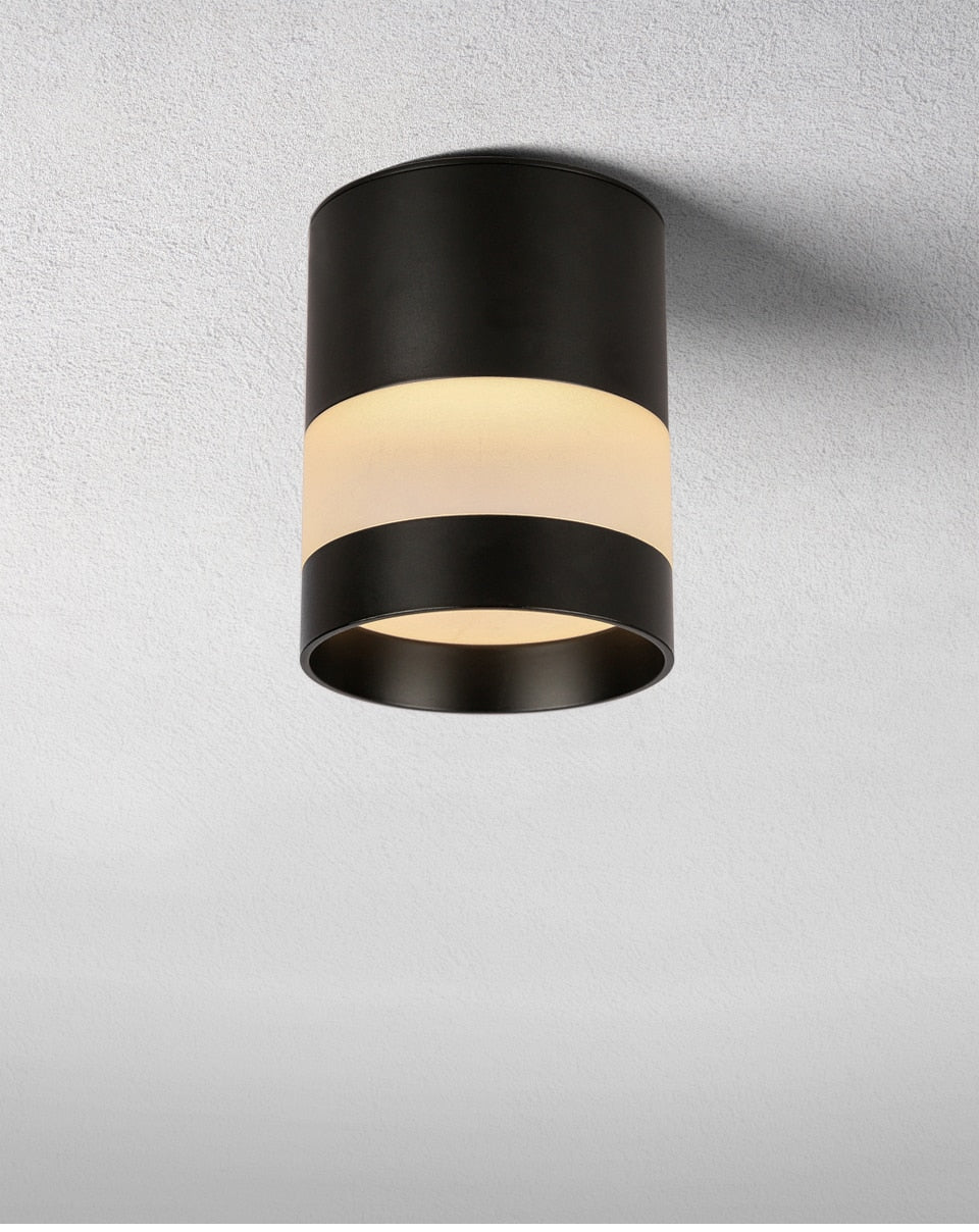 Aisilan LED Downlight Surface mounted ceiling downlight, black, white or golden soft light led spot lights Ceiling Fixtures