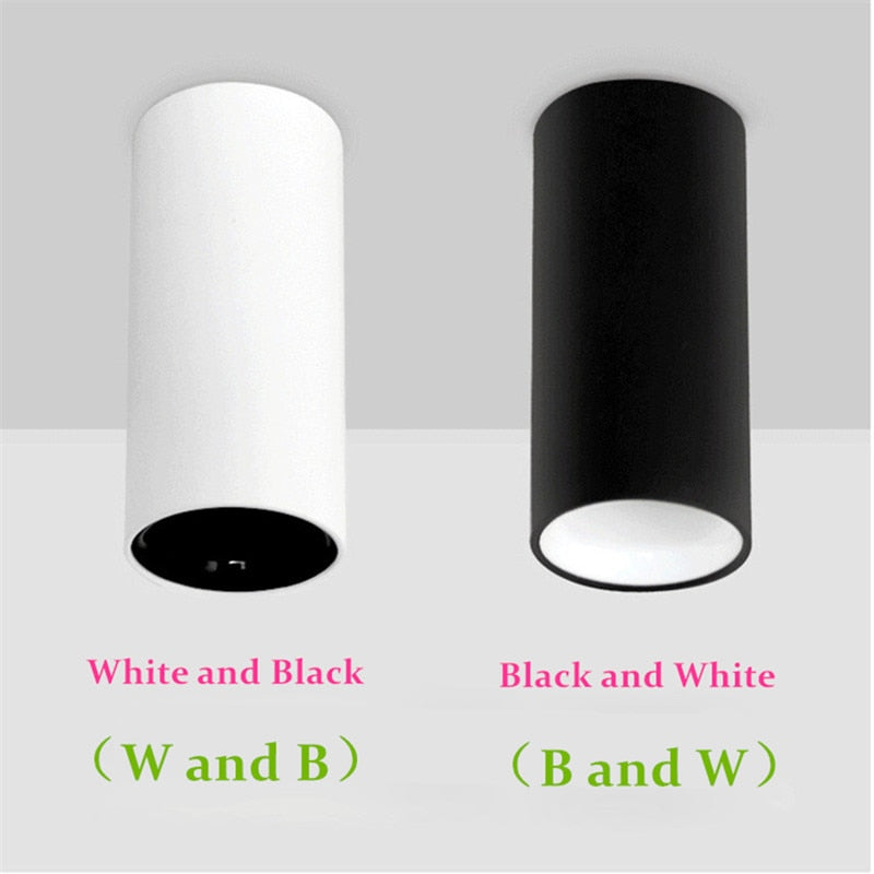 High quality Round Surface Mounted LED COB Downlights 7W 10W 15W LED Ceiling Lamps Spot Light AC110/220V driverless Downlight