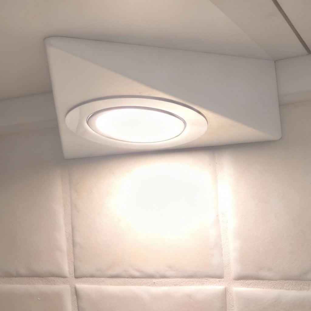 Stainless Steel 3W 12V 24V 14mm Slim Mini LED Downlight Lights+ Ultra-thin 100-240V Driver Adapter Kitchen Dining Lighting