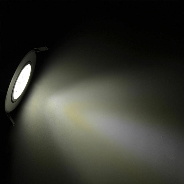 Dimmable LED Recessed 10Pcs 6W Ceiling Down Light Cool Warm Natural White Lamp 220V 110V Downlight Spotlight for Home Hotel Roof