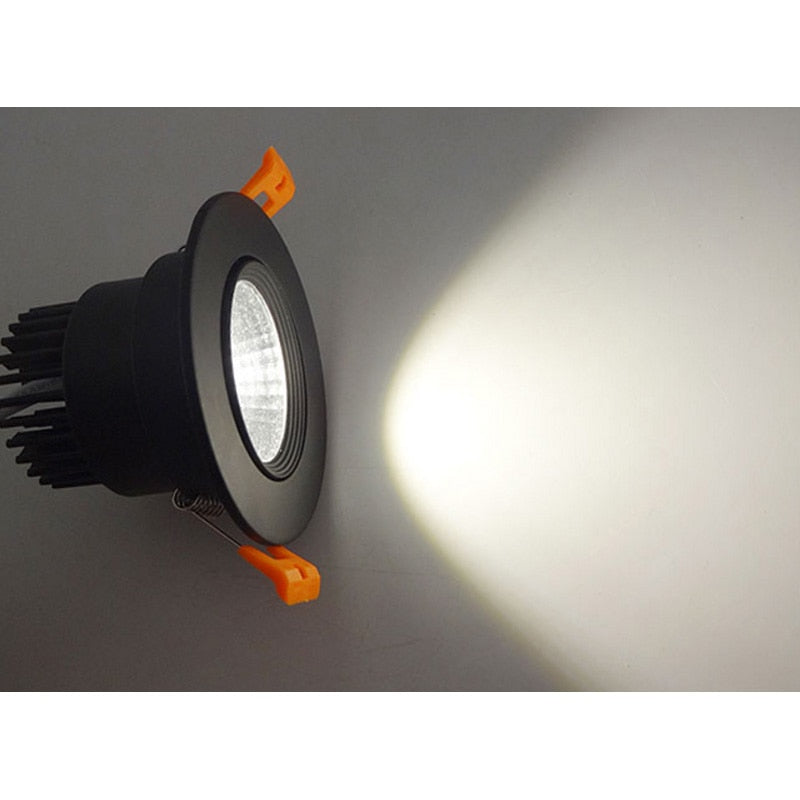 Dimmable LED COB Downlight 3W 5W 7W 9W 12W 15W Round Recessed LED Spot Light lumination Indoor Decoration Ceiling Lamp 110V 220V