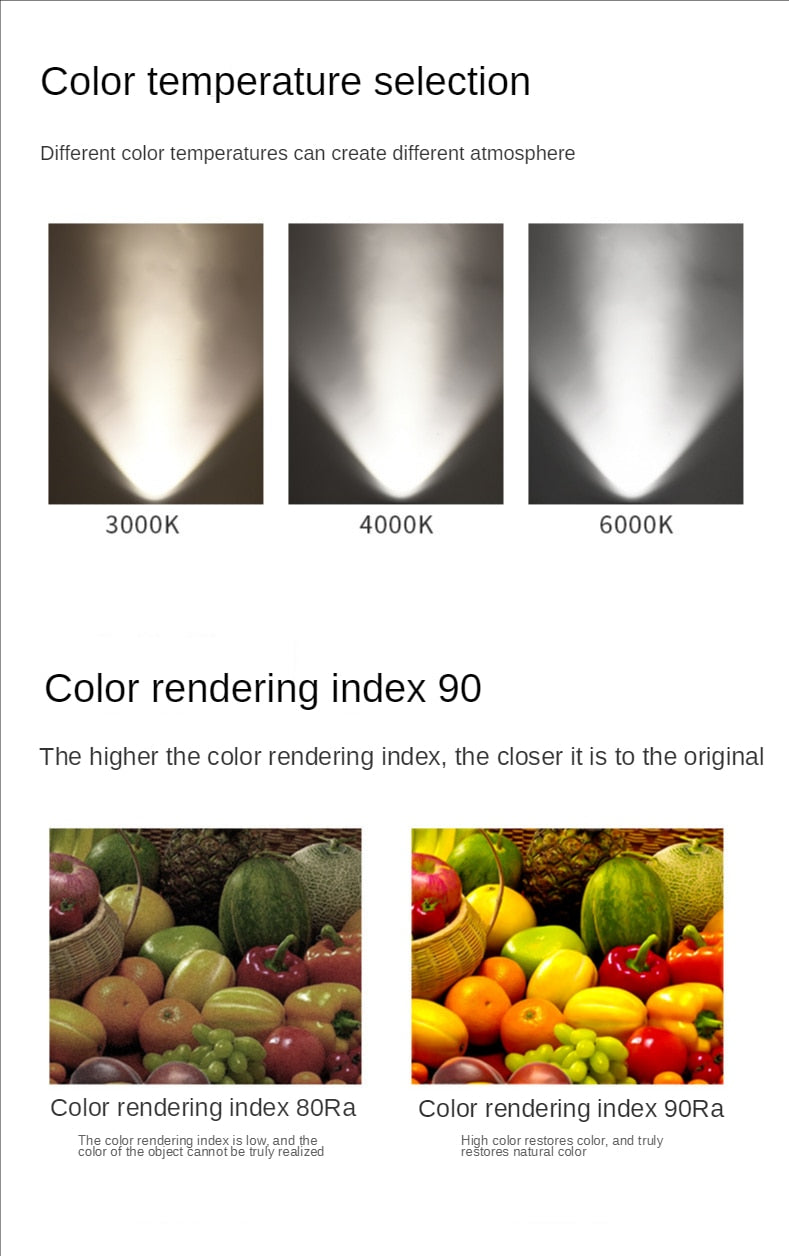 LED Waterproof IP65 COB Ceiling Downlight Surface Mounted Balcony Terrace Hotel Kitchen Bathroom Lamp