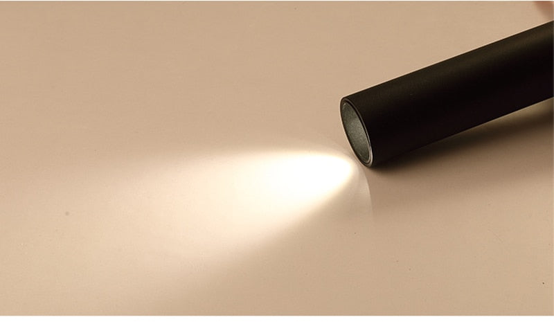 Simple LED downlight 360 degree rotating bedroom lamp spotlight bedside lamp lamp adjustable light source 3w