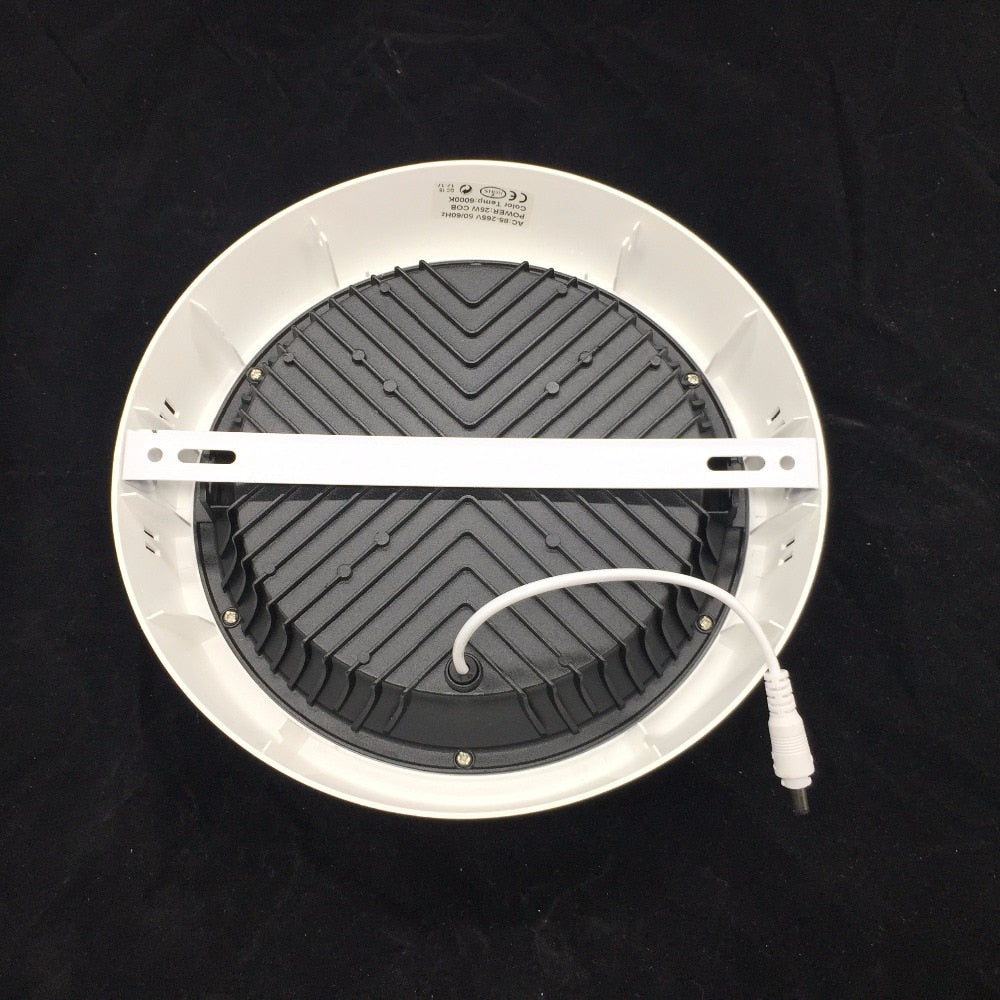 Surface Ceiling Panel Light 10W 15W 25W LED Downlight Warm/Natural/Cold White AC85-265V Round COB LED Indoor light With Driver