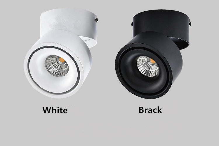 ONDENN Dimmable LED Recessed Downlights 15W 20W COB LED Ceiling Lamps Surface Mounted 360 Degree Rotatable 4pcs