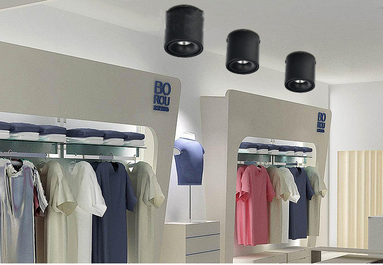 ONDENN Dimmable LED Recessed Downlights 15W 20W COB LED Ceiling Lamps Surface Mounted 360 Degree Rotatable 4pcs