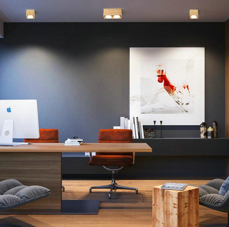 LED Downlight 1 Head 2head GX53 LED Ceiling Down Light AC110V-240V Cold white/Warm White square double LED Downlight Lamp